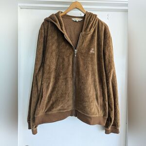 Teddy Fresh Brown Bomber Jacket